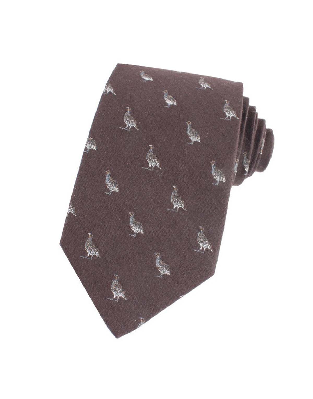 Custom Vintage Animal Pattern Tie-t15